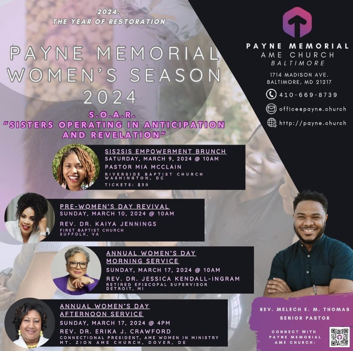 KhrisCharity's tweet photo. Come and Praise and Worship with the Women of Payne Memorial!! https://t.co/GHdWRlT21v