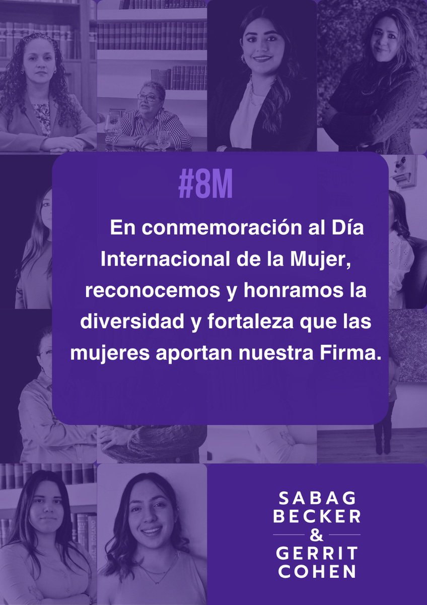 sabagbecker's tweet photo. @sabagbecker apoya  enérgicamente el Día Internacional de la Mujer  🚺 🌎 

@sabagbecker supports strongly the International Women's Day🚺  

#SabagBecker 
#8M #DíaInternacionalDeLaMujer 
#IgualdadDeGénero
#March8 #InternationalWomensDay
#GenderEquality https://t.co/ZUBRehgA1E