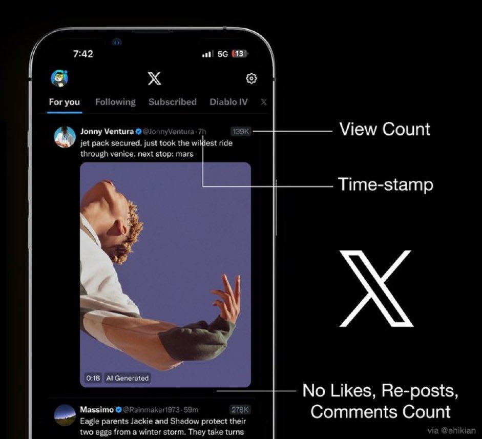SilentlySirs's tweet photo. 🚨 Revealing the new identity for tweets on X! #NewIdentity #XTweets #SocialMediaUpdate https://t.co/YXRj6bIW2z