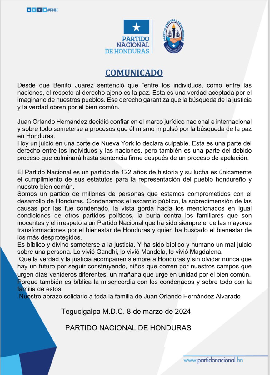 PNH_oficial's tweet photo. Comunicado Oficial https://t.co/b9ToH03ZT7