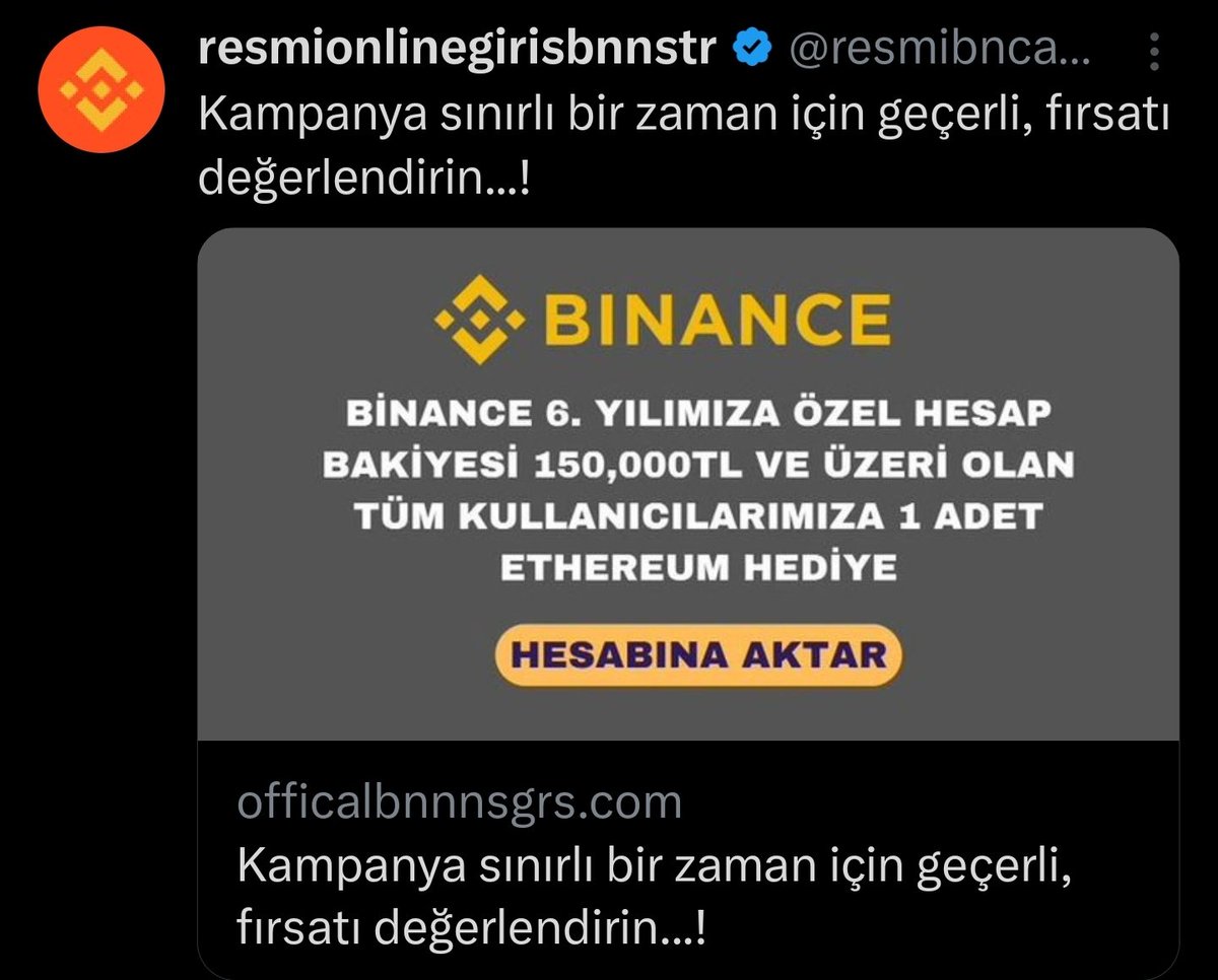 DOLANDIRICI SAKIN GİRİŞ YAPMAYIN  SUC DUYURUDUNDA BULUNUN 
numaralardan arıyorlar 
0850 640 00 36
0546 945 96 56
Sizi arayıp kod gönderiyorlar ve o kodları sizden isteyip hesabınızı aktarmaya çalışıyorlar 
<a href="/elonmusk/">Elon Musk</a>
@siberguvfed