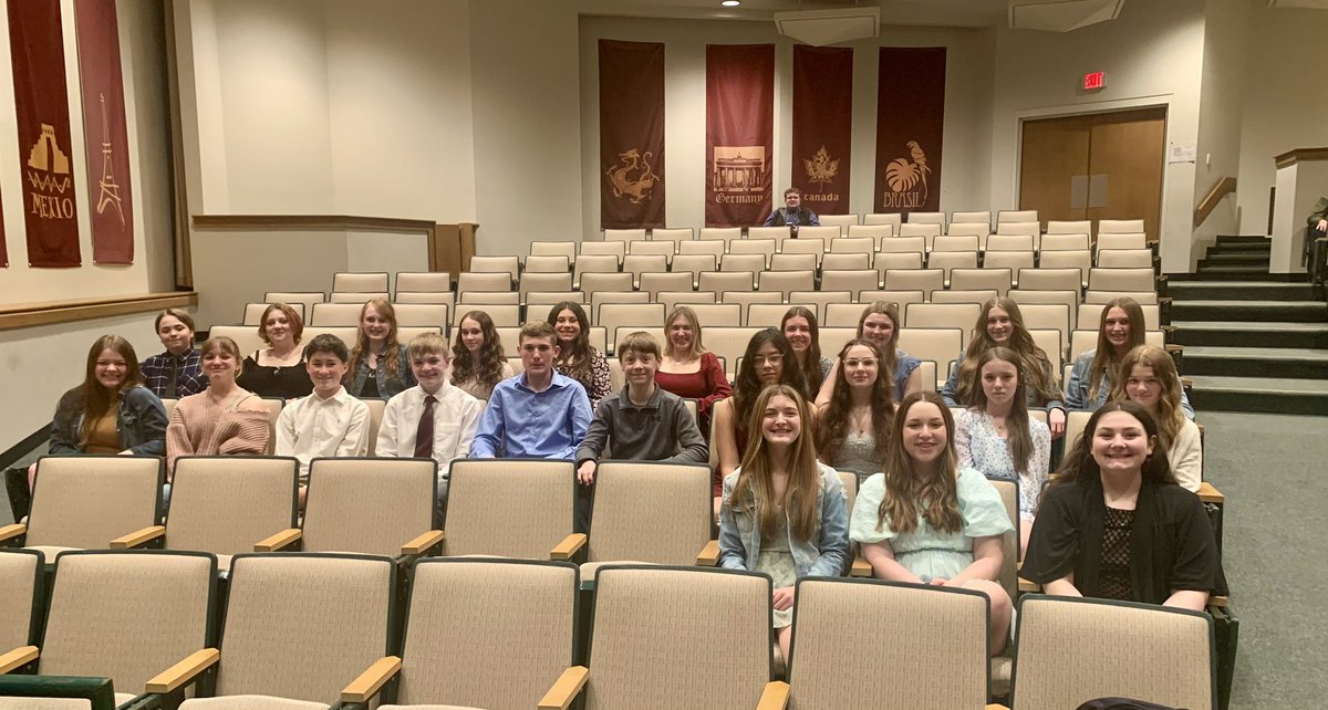 The Accelerated Social Studies class presented their National History Day projects at MSSU today. Five qualified for state competition in April. Those students were Parker Hertzberg, Sam Klumpp, Jazmine Kastl, Truman Smith, and Cora Braden. <a href="/Nevada_Schools/">Nevada R5 Schools</a>