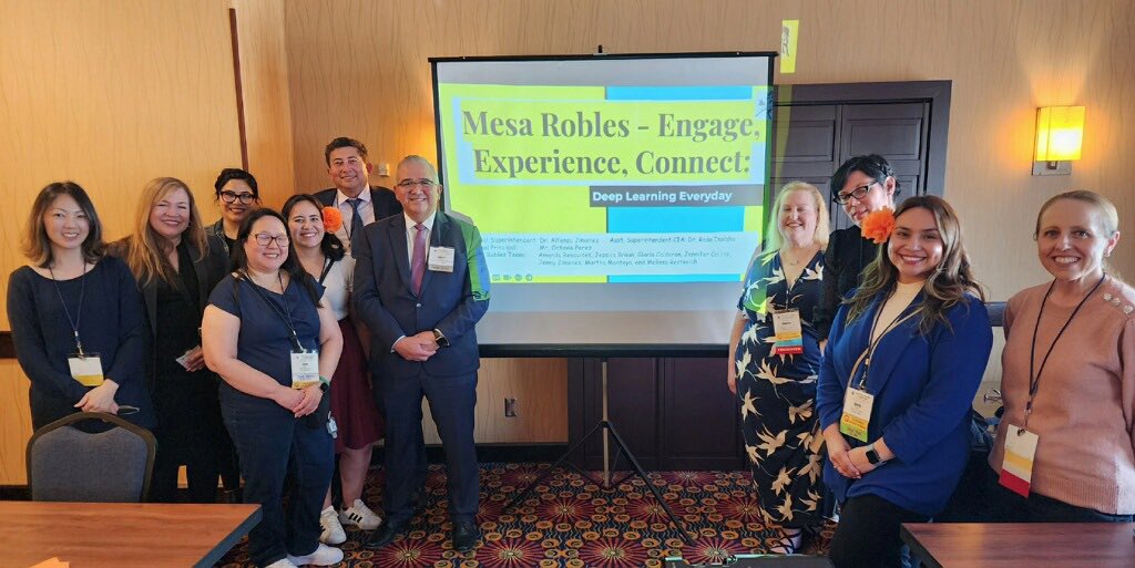 Mesa Robles team presenting at School to Watch Conference in Monterey, CA