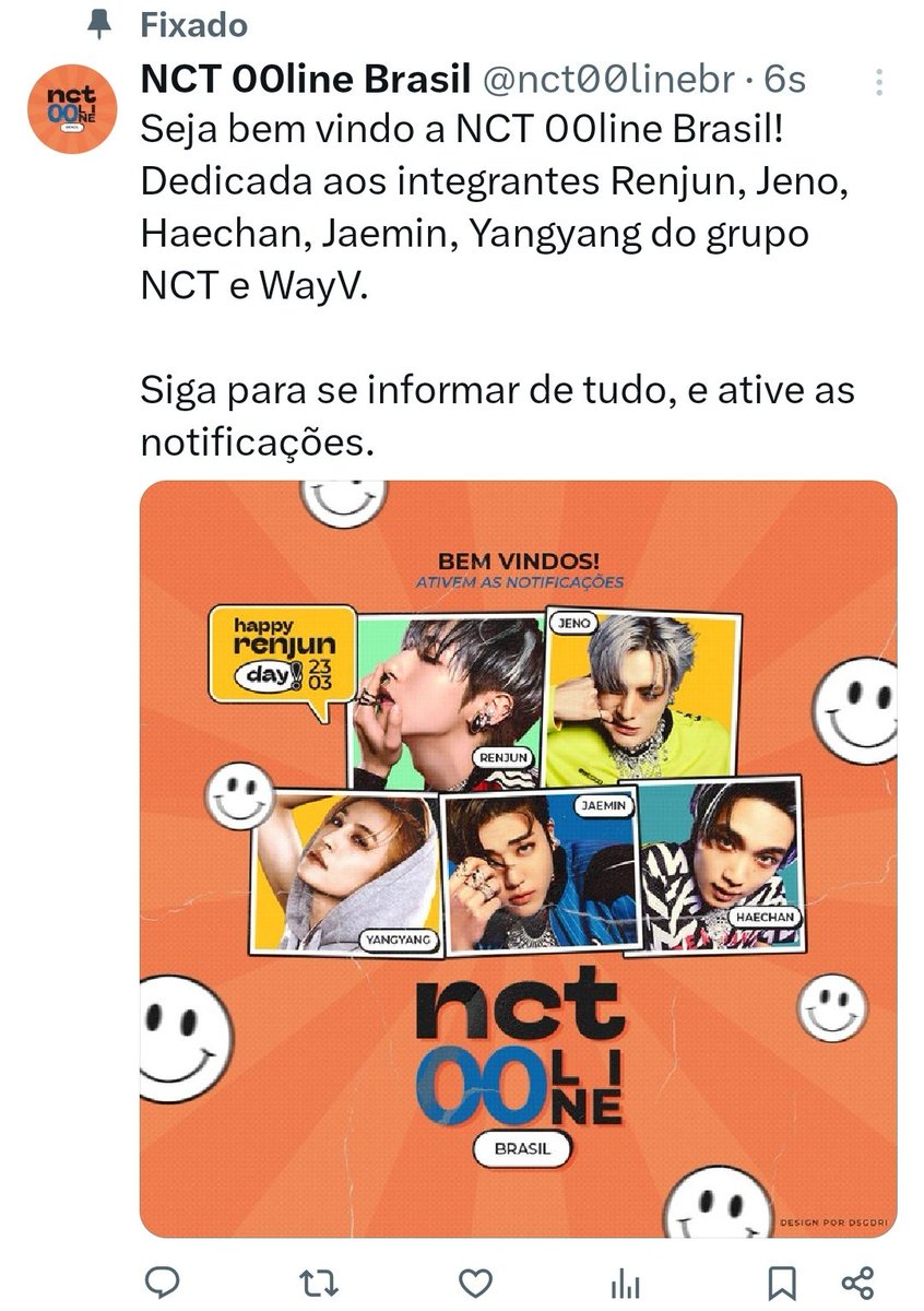 VOLTAMOS SIM!
Depois de muitos meses, a NCT 00line Brasil está de volta e pra ficar. 

Obrigada <a href="/dsgdri/">Dri Design (slow)</a> pela o lindo trabalho. 🥰
