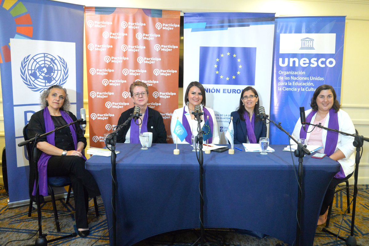 🟣“Financiar los derechos de las mujeres” es el tema del podcast @tangentegt, realizado en el marco del #DíaDeLaMujer como parte de las acciones del Proyecto #ParticipaMujer que ejecuta @onumujeresgt y el financiamiento de la #UEGuatemala.

fb.watch/qHknSUA5WA/ 

#TuVozCuenta