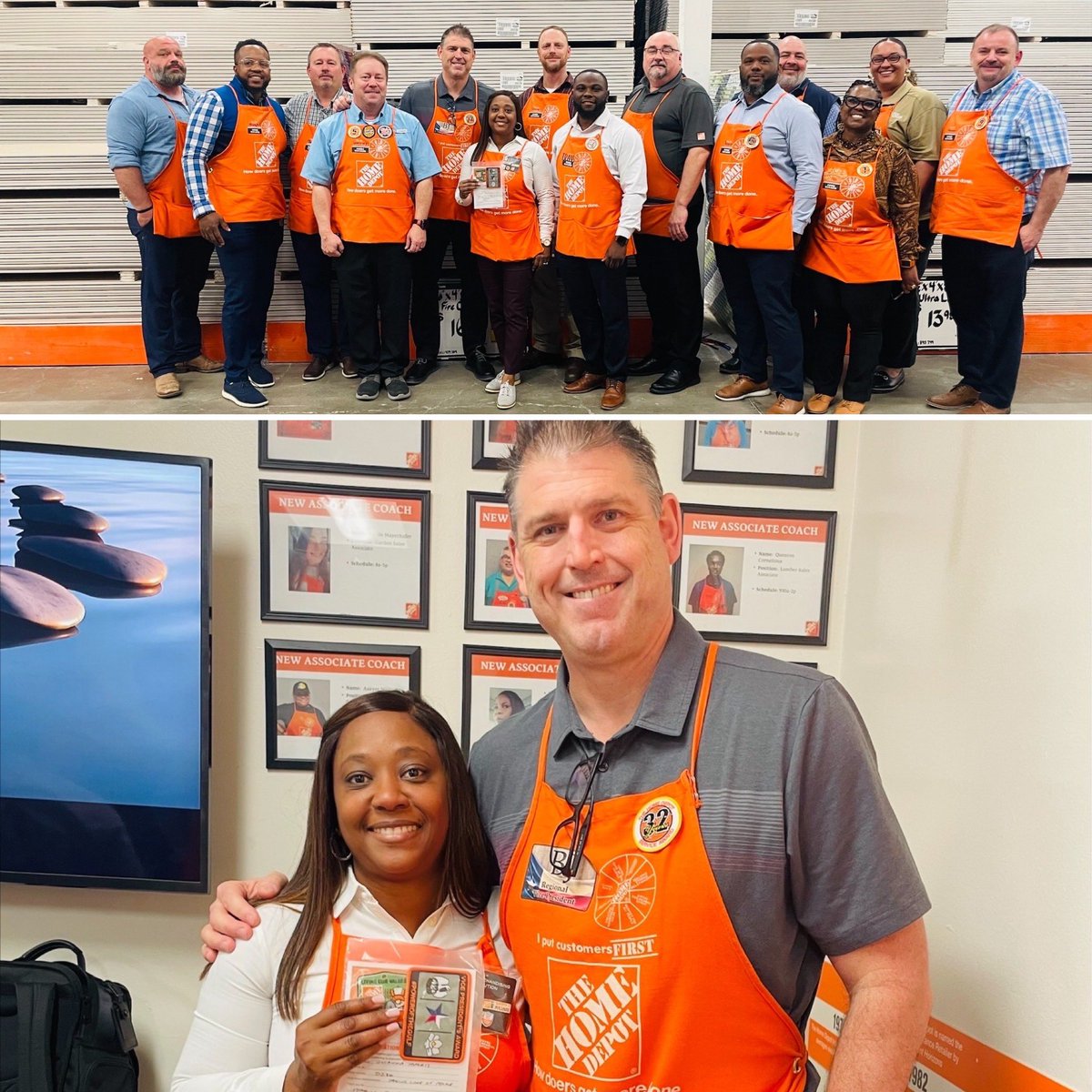 Thank you to our D238 team for an outstanding day! Thanks for sharing your stories! Had a great day meeting all of you! Congrats to Quiana for receiving the first RVP badge I have given out in Market 5! #PoweroftheGulf @jxh076