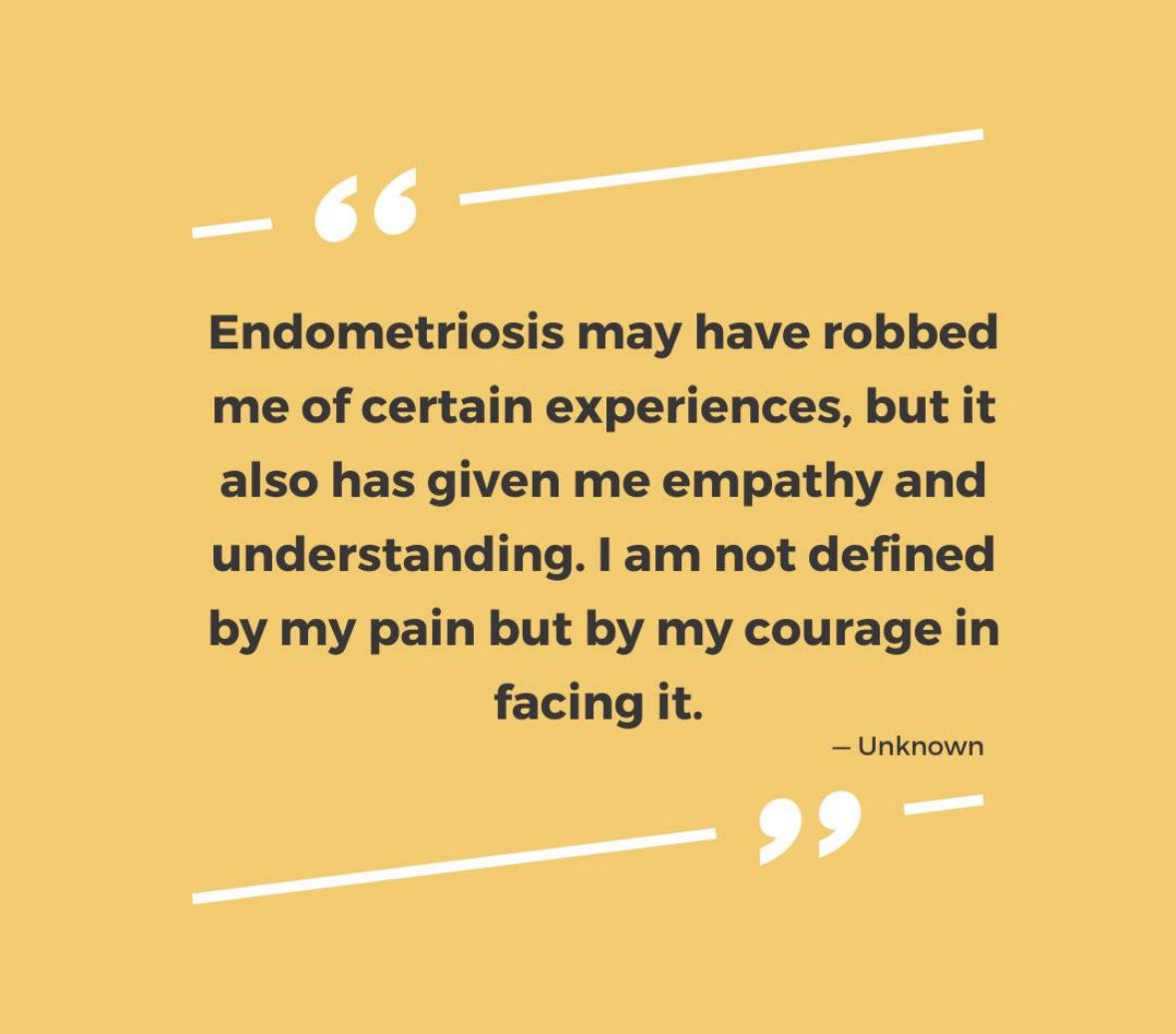 Doctors need to stop with the gaslighting and start believing that our pain is real

#EndometriosisAwarenessMonth 
 #InternationalWomensDay