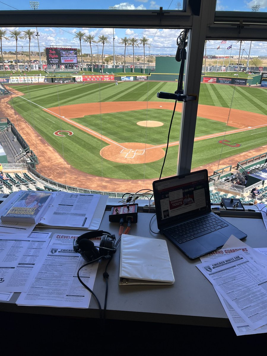Guardians are back on the radio today for a Cactus League matchup with the White Sox.  Hammy has the first pitch at 3:05 ET on Guardians Radio Network and mlb.com.