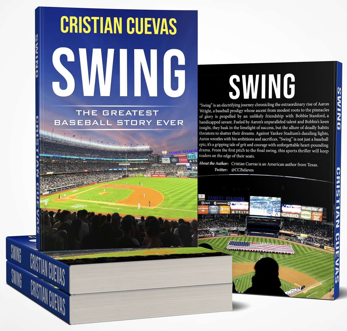 “An electrifying journey chronicling the extraordinary rise of Aaron Wright, a baseball prodigy whose ascent from modest roots to the pinnacles of glory is propelled by an unlikely friendship with Bobbie Stanford, a handicapped savant.” SWING Coming this Summer 2024.