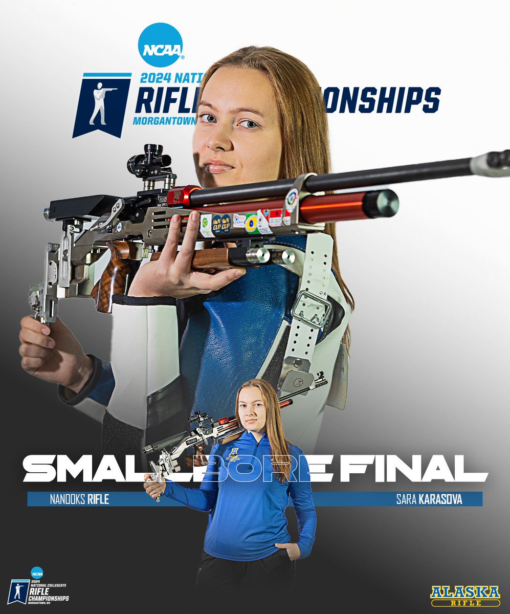 NanooksRifle's tweet photo. Sára Karasová is off to the individual smallbore final after posting a score of 593!
Follow along using the links below!
⏰ 11:00 a.m. AKST
📺 https://t.co/guEpcV5wsQ
🎯 https://t.co/jGkzfjopsg
#NanookNation x #PointNooks https://t.co/fYhg9vnsaP
