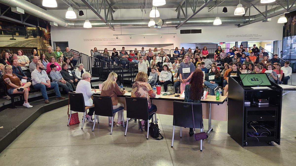 We sponsored and hosted the annual Northwest Missouri Regional Spelling Bee this past Saturday in St. Joseph. 26 students from the surrounding 13 counties participated, with one winner moving on to the national competition during Memorial Day weekend. #healthytogether