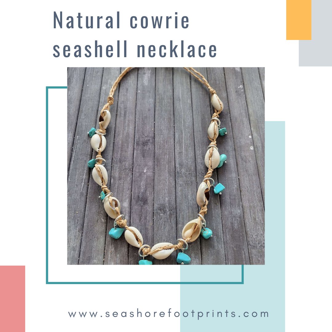 Introducing our Natural Cowrie Seashell Necklace, a stunning statement piece that'll add a touch of bohemian style to any outfit.

seashorefootprints.com/product-page/n…

 #seashelljewellery #seashell #seashelljewelry  #necklace #necklacelovers #necklacedesign #necklaceoftheday #necklaceaddict