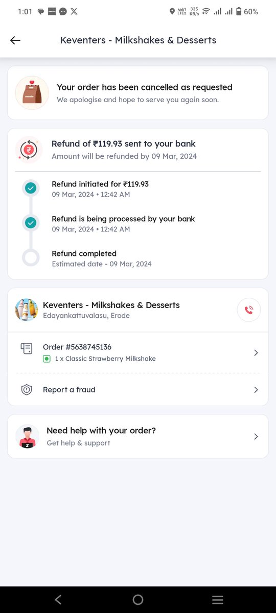 vasanth111222's tweet photo. Read am facing issue that's not my mistake it's fully your partner restaurant mistake why debited 13.35rs plzz explain https://t.co/RFZi4ZMfMB