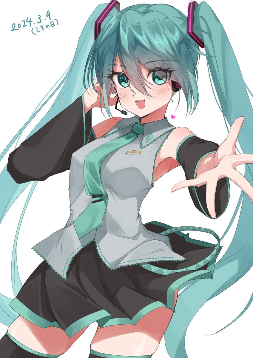 KATAMAMI_SEVEN's tweet photo. 初描き初音ミク！
#ミクの日 #ミクの日2024 https://t.co/w2ToR3XOO3
