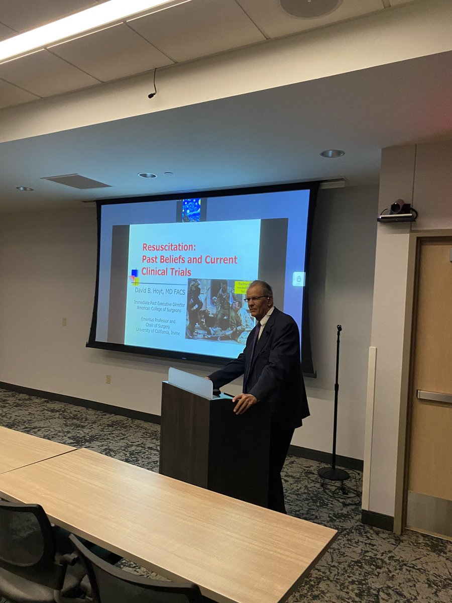Thank you Dr. David Hoyt for an outstanding and informative Surgery Grand Rounds <a href="/CreightonSurg/">Creighton General Surgery Residency</a> <a href="/CreightonSOM/">CreightonSOM</a> <a href="/Creighton/">Creighton University</a> <a href="/CHIhealth/">CHI Health</a> <a href="/commonspirit/">CommonSpirit Health</a> <a href="/SchenkelRachel/">Rachel Schenkel</a> <a href="/sebastianlane/">Sebastian Lane, MD</a> <a href="/ErinGillaspie/">Erin A Gillaspie, MD, MPH, FACS</a>