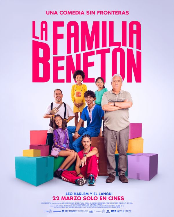TLM_tweet's tweet photo. Para pasar la resaca de los abanicos, mañana en la clausura del @festivalmalaga tenéis a las 22.30 en el Teatro Cervantes y en el cine Albéniz “La familia Benetón” de @JoaquinMazonL . ¡FAMILIA! ❤️💙💜🖤💛 https://t.co/ow3qGQsN6j