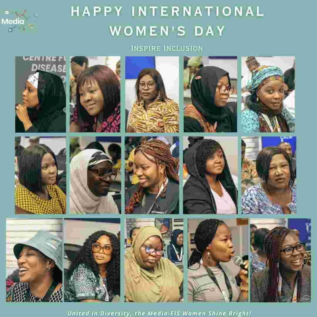 Thank You Media EIS Fellowship Team for supporting Female Fellows in Training.Making a difference  in the world of Epidemiology,Infodemiology and Social Behavioral Change Communication
Invest in Women: Inspire Inclusion
#InternationalWomensDay# <a href="/Media_eis/">Media-EIS Fellowship</a> <a href="/AfenetNigeria/">AFENET Nigeria</a> <a href="/NCDCgov/">NCDC</a>