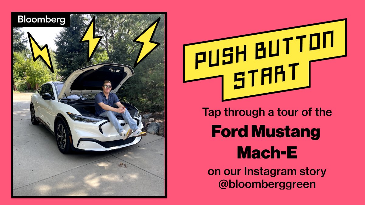 Auto reporter @KyleStock recently took a Ford Mustang Mach-E out for a drive. Tap through his experience: trib.al/uAq9r4V Our Instagram series takes you behind the wheel and under the hood of electric vehicles and hybrids to examine efficiency, design and livability