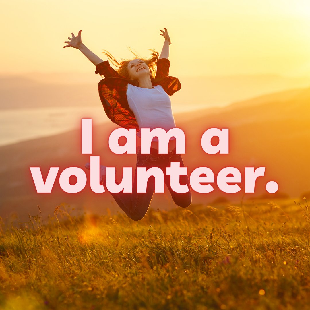 your volunteer aspiration of the day: