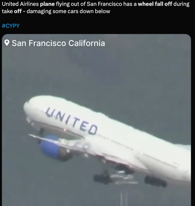 HarrisonHSmith's tweet photo. These are from the last two days.

Mark my words:

By the end of the year, we will see a catastrophic airline disaster that will kill dozens, if not hundreds of people. https://t.co/GfFsmQXZN5