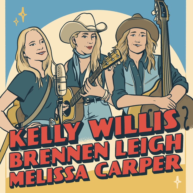 Do yourself a favor and come see Kelly Willis, Melissa Carper and Brennen, united for the benefit of all humankind, as the @wonderwomenofcountry on 4/20 🍃 at @thegoldenrecordstl. 🎟️hubs.ly/Q02nN8vN0