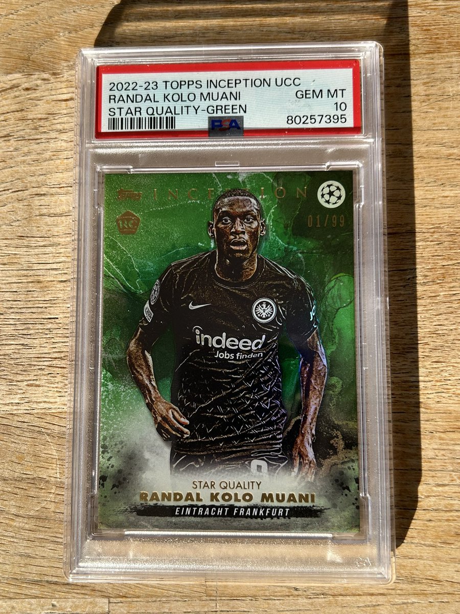 siosva's tweet photo. New at our collection. ๐ฅณ Love this card style. 100% emotion and dedication on card. @JayBobSons what do you think?
#Mint1 #PSA10 #TOPPS https://t.co/tyQ0NJasf0