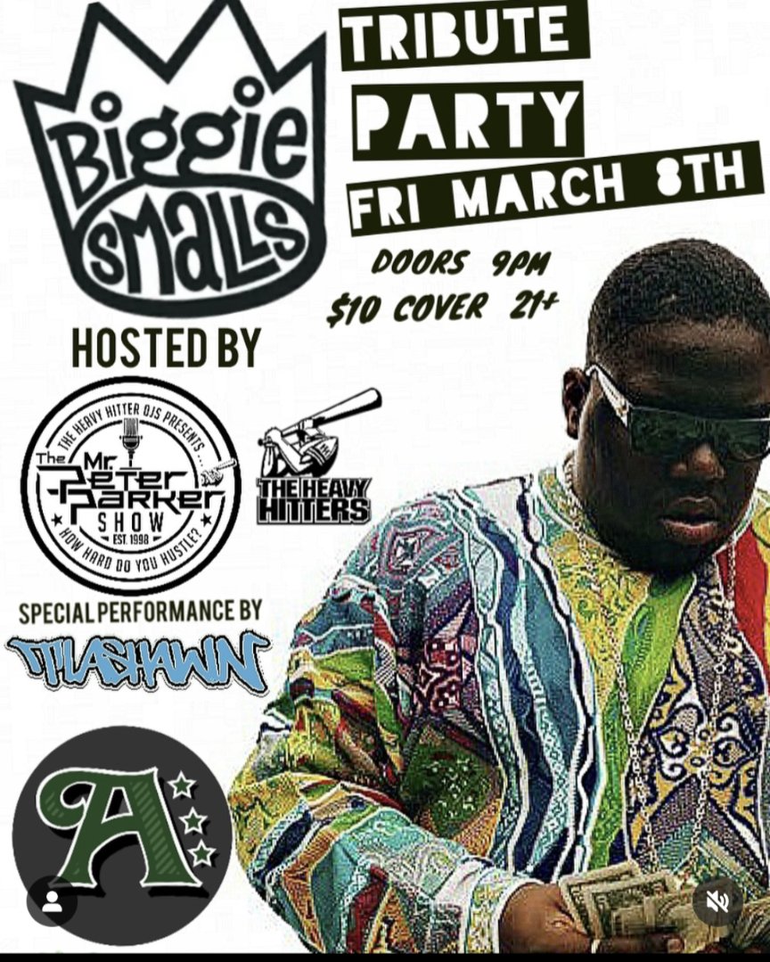 Tonight!! We'll see you all at Acadia for an amazing tribute evening of live performances from @pairadice2 @mrpeterparker @theheavyhitters @orikaluno Open daily 5 to midnight!

#livemusicminneapolis #westbankminneapolis #ripbiggiesmalls #notoriousbig #barsofminneapolis