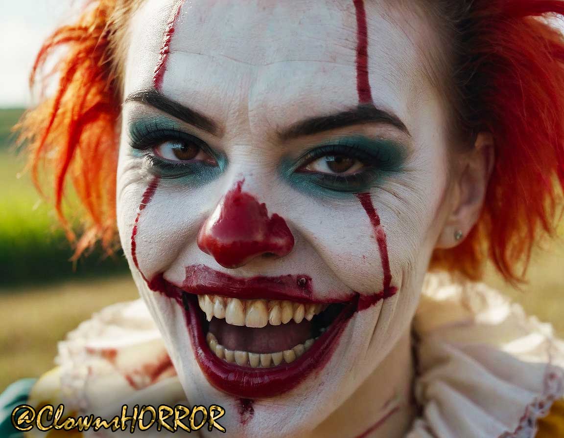 ClownsHorror's tweet photo. 🤡💐 Celebrating International Women's Day with a twist of terror! Even the Horror Clown joins the festivity... or does he? Beneath his grin lies a mystery as dark as the night. Happy #InternationalWomensDay to all, beware of unexpected guests! 🎉👻 #TwistOfFear https://t.co/j3xfziy35c