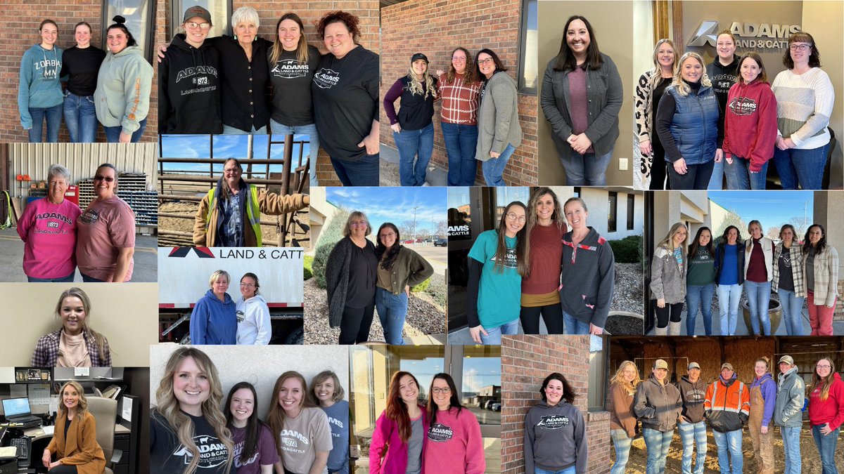 Today (and every day) we celebrate the talented women across the Adams Land &amp; Cattle family in recognition of #InternationalWomensDay

From data analysts and feed truck drivers, to our technology and cattle health teams, meet a few of the women at Adams. #WeareADAMS