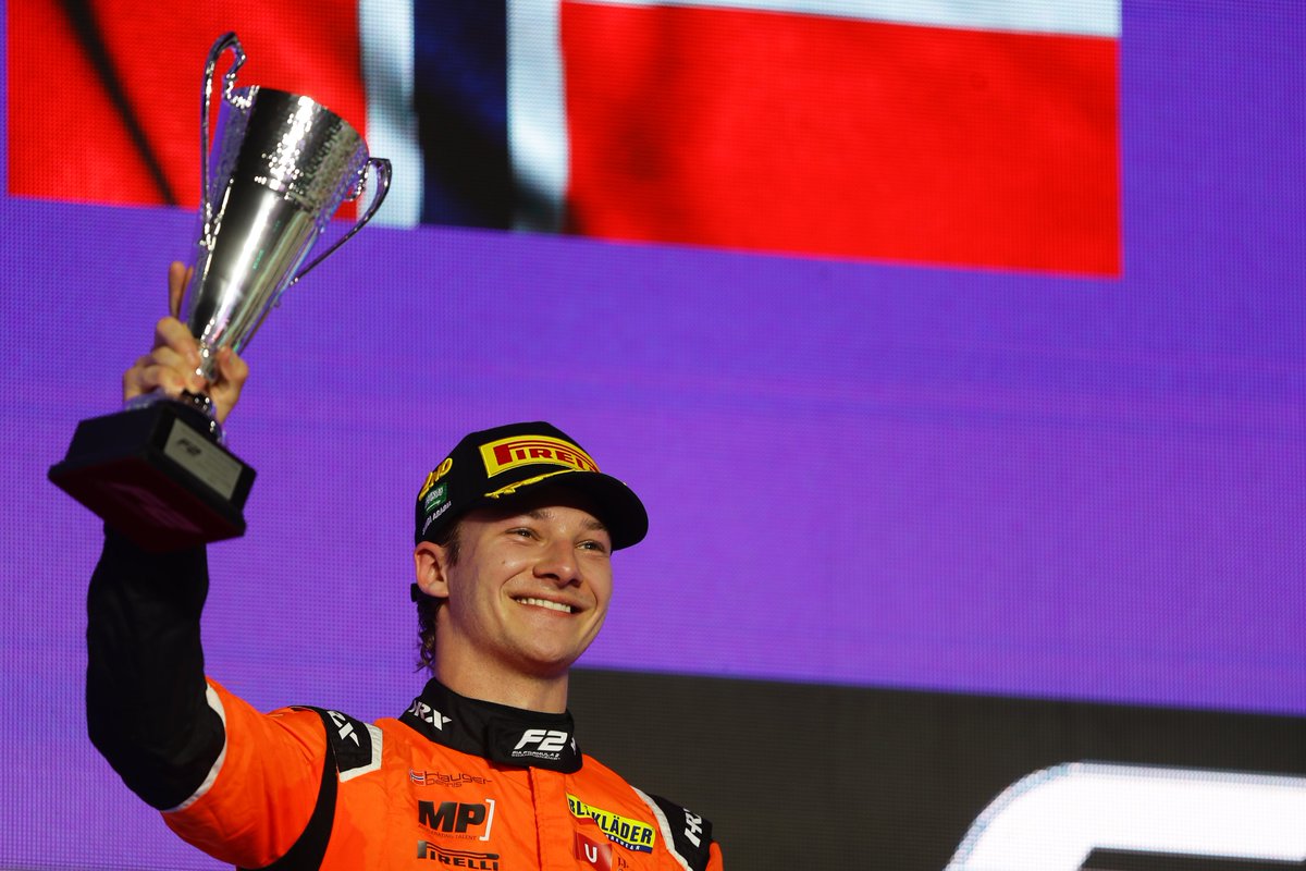 Following Richard Verschoor's disqualification from the Jeddah Sprint Race, <a href="/hauger_dennis/">Dennis Hauger Official</a> inherits the win 🏆

#SaudiArabianGP #F2