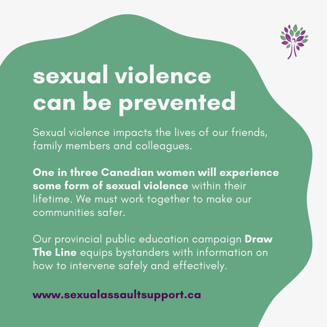 To end sexual violence, we must not simply react to it but prevent it. Draw The Line is a tool for learning how to spot sexual violence and empowering people to make a difference. This #InternationalWomensDay, learn about bystander intervention at Draw-The-Line.ca