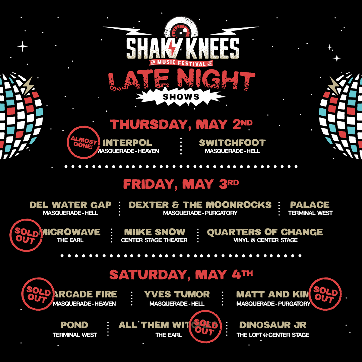 Shaky Knees lineup