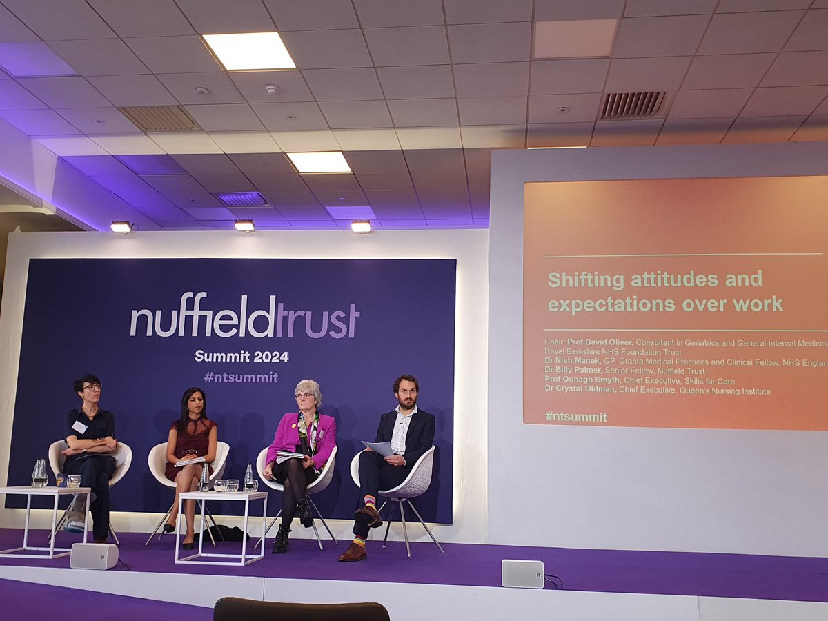 Nish Manek BEM (@nishmanek) on Twitter photo Thank you <a href="/NuffieldTrust/">Nuffield Trust</a> for the opportunity to speak about generational differences in the workplace.
Super discussion with <a href="/CrystalOldman/">Dr Crystal Oldman CBE EdD RN RHV QN FRCN</a> <a href="/Billy_Palmer_/">Billy Palmer</a> @oonaghsmyth, and <a href="/mancunianmedic/">David Oliver (also on Blue Sky)</a>.
Our generation care deeply about being good doctors - and we can't afford to lose them. Thank you <a href="/NuffieldTrust/">Nuffield Trust</a> for the opportunity to speak about generational differences in the workplace.
Super discussion with <a href="/CrystalOldman/">Dr Crystal Oldman CBE EdD RN RHV QN FRCN</a> <a href="/Billy_Palmer_/">Billy Palmer</a> @oonaghsmyth, and <a href="/mancunianmedic/">David Oliver (also on Blue Sky)</a>.
Our generation care deeply about being good doctors - and we can't afford to lose them.