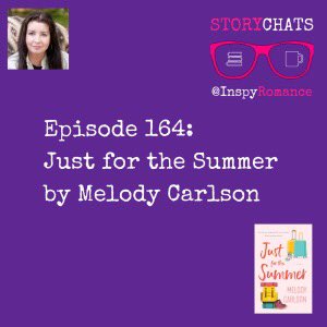 In Episode 164, Melody Carlson joins Valerie and Narelle to talk about her new book, Just for the Summer.

Listen 🎧 to the weekly podcast or watch 📽 on YouTube. #storychats #inspyromance  #contemporaryfiction #YouTube 

inspyromance.com/storychats/
