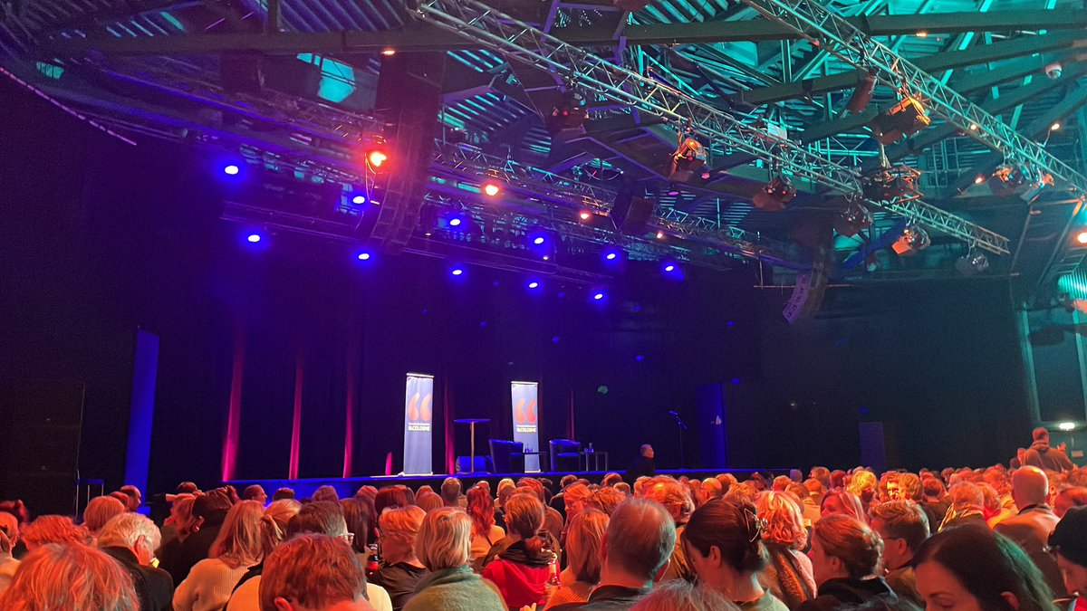 luc_jac's tweet photo. Awaits Miss Petkovic to read from ha new book. #LitCologne https://t.co/kmObrN9h9P