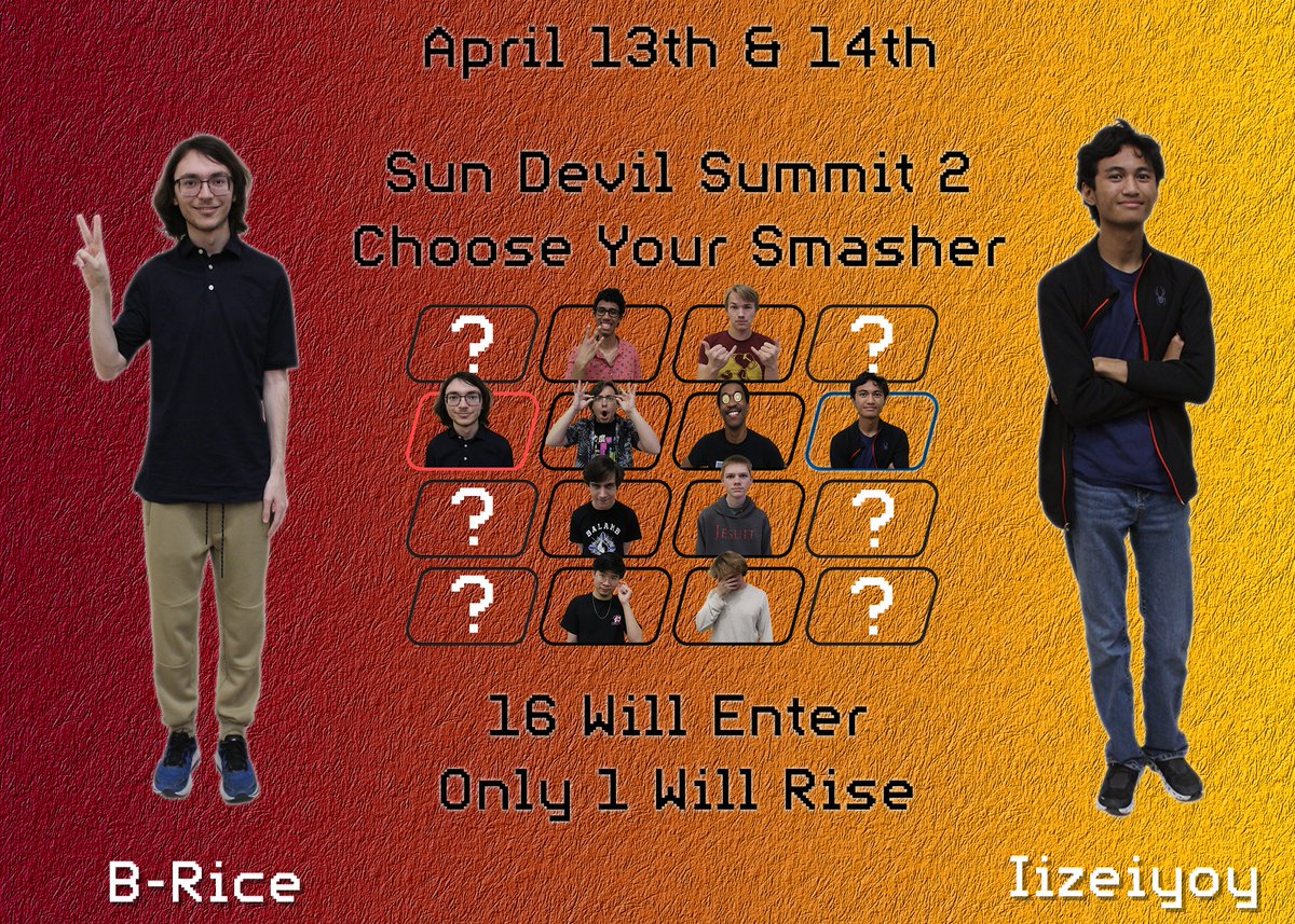 2 more Summit attendees enter the fray! <a href="/BRiceSSB/">B-Rice</a> &amp; Iizeiyoy took 1st &amp; 2nd at our LCQ #2 and will join the fight for glory. Learn more about them in their player highlights.