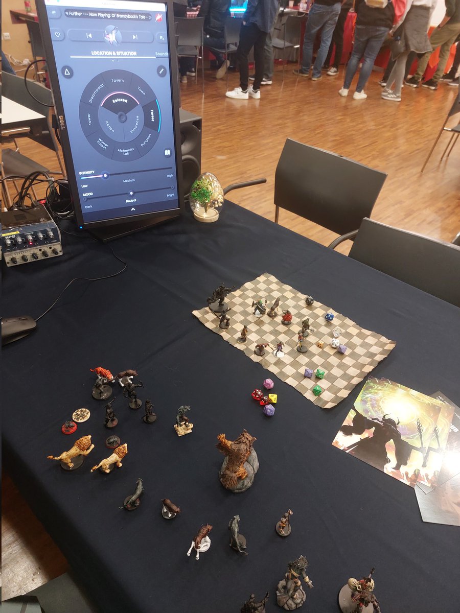 Tabletoneapp's tweet photo. Our action packed Tabletone play testing session is a about to start!
Thanks to @RAW_RoninArts for providing us with their wonderful minis!
#trpg #dnd #Audio #audidesign https://t.co/TLe0wfw9uB