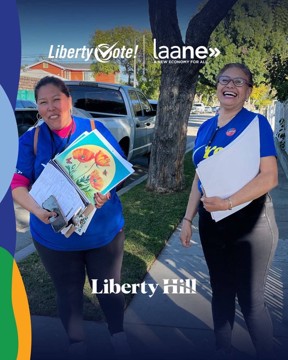 @LibertyHill is proud to support the grassroots work of Liberty Vote! ( libhill.co/liberty-vote ) grantee partners like @LAANE as they work to engage and empower local residents and workers. Learn more via link above.