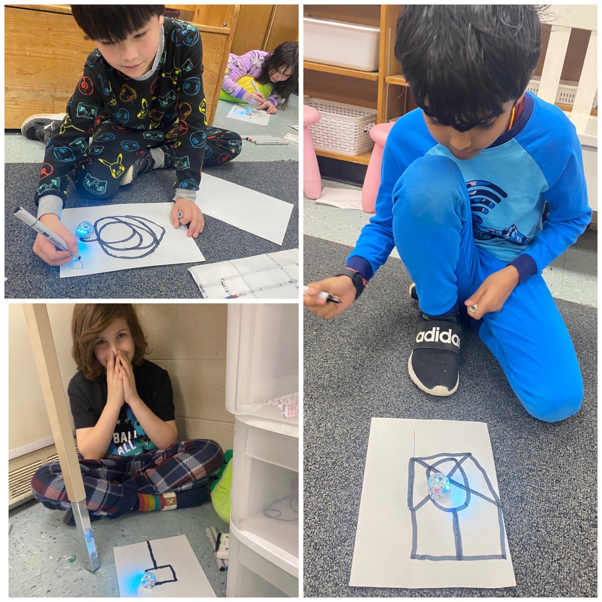 CommGators's tweet photo. Our first look at coding using colours and the Ozobots. 🤖 @Glade_Gators @MsAwender https://t.co/clEZf6Fp12