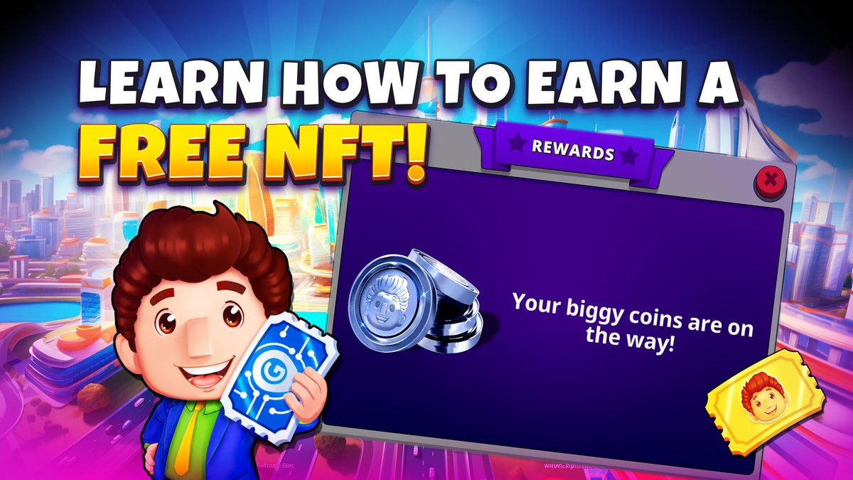 Get ready for a midweek thrill! 🚀 Every Wednesday, our Daily Missions restart! Complete each one for a chance to win Biggy Coins 💰 and even get a FREE #NFT 💃 Don't miss out and join the fun today!