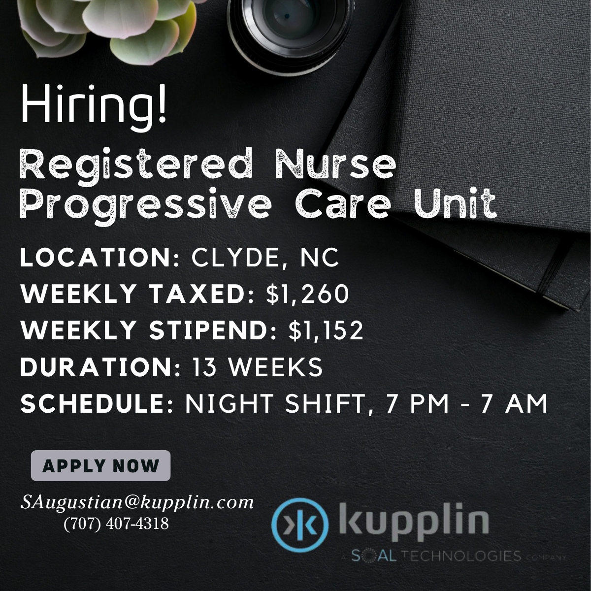 Exciting Opportunity Alert! Join our team for a rewarding contract position as an RN in the Progressive Care Unit in Clyde, NC. Apply now and embark on a fulfilling journey in healthcare! 
#RNJobs #HealthcareCareers #NowHiring