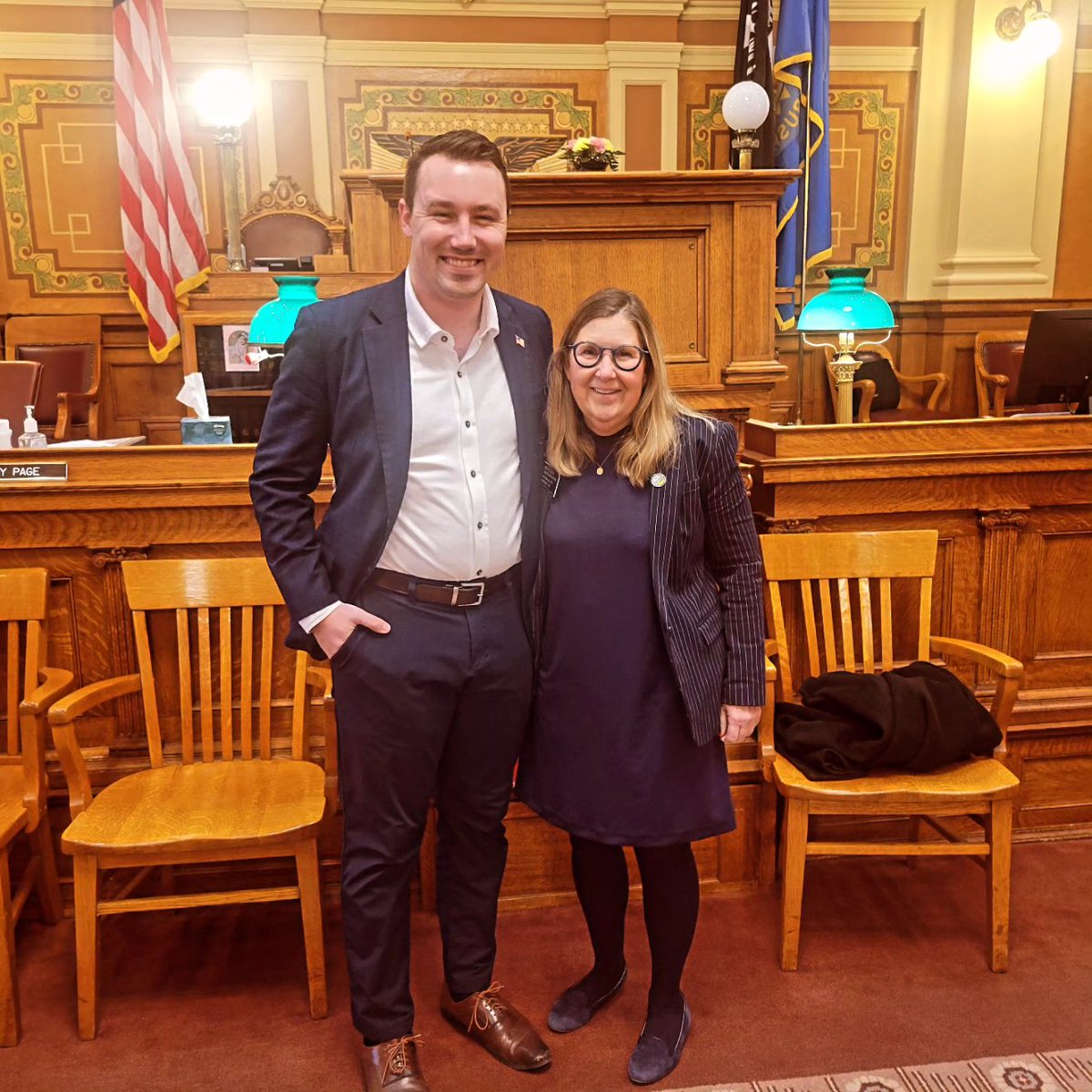 This #InternationalWomensDay   , I'm grateful for @sdduba and celebrate her legacy as a South Dakota legislator. We joined her yesterday in Pierre as her final session came to a close. Thank you for all you've done for SD! I hope I can follow your example in Pierre.