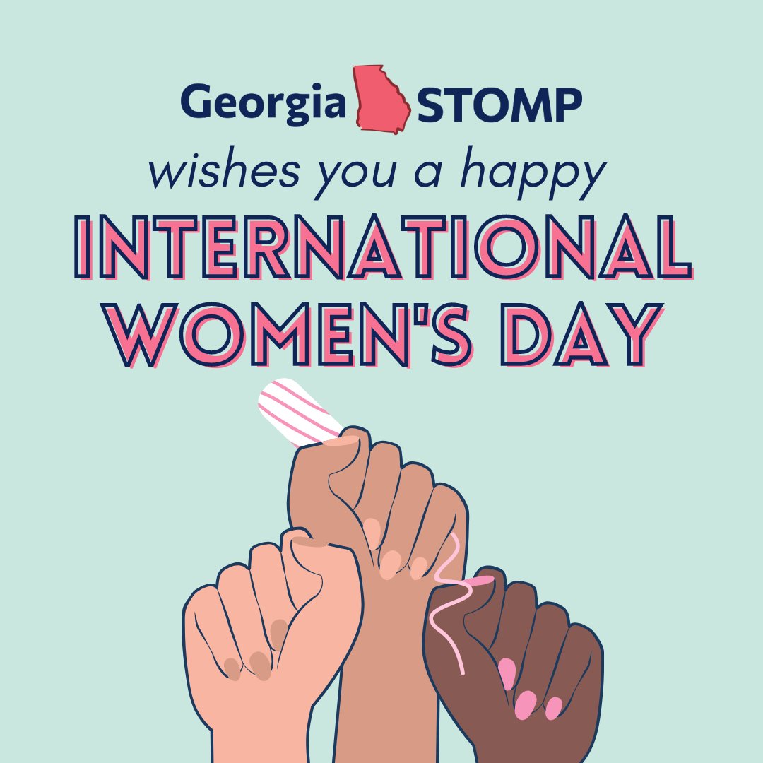 This International Women's Day, we are celebrating all the women who are fighting for menstrual equity in Georgia. THANK YOU for your dedication to supporting menstruators!