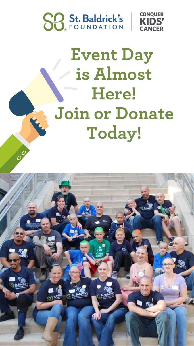 TheGoosesAcre1's tweet photo. #StBaldricksDay at #TheGoose
Come💈 #BraveTheShave💈
Sunday March 10th  3P-7P

☘️Watch, Participate, Donate☘️
 #ChildhoodCancerResearch 

Proceeds Benefiting the @StBaldricks Foundation &amp; their Research of #ChildhoodCancer 

⬇️See Our Progress &amp; Donate⬇️
https://t.co/jV4GkTtIpH https://t.co/yK5VKiHfJv