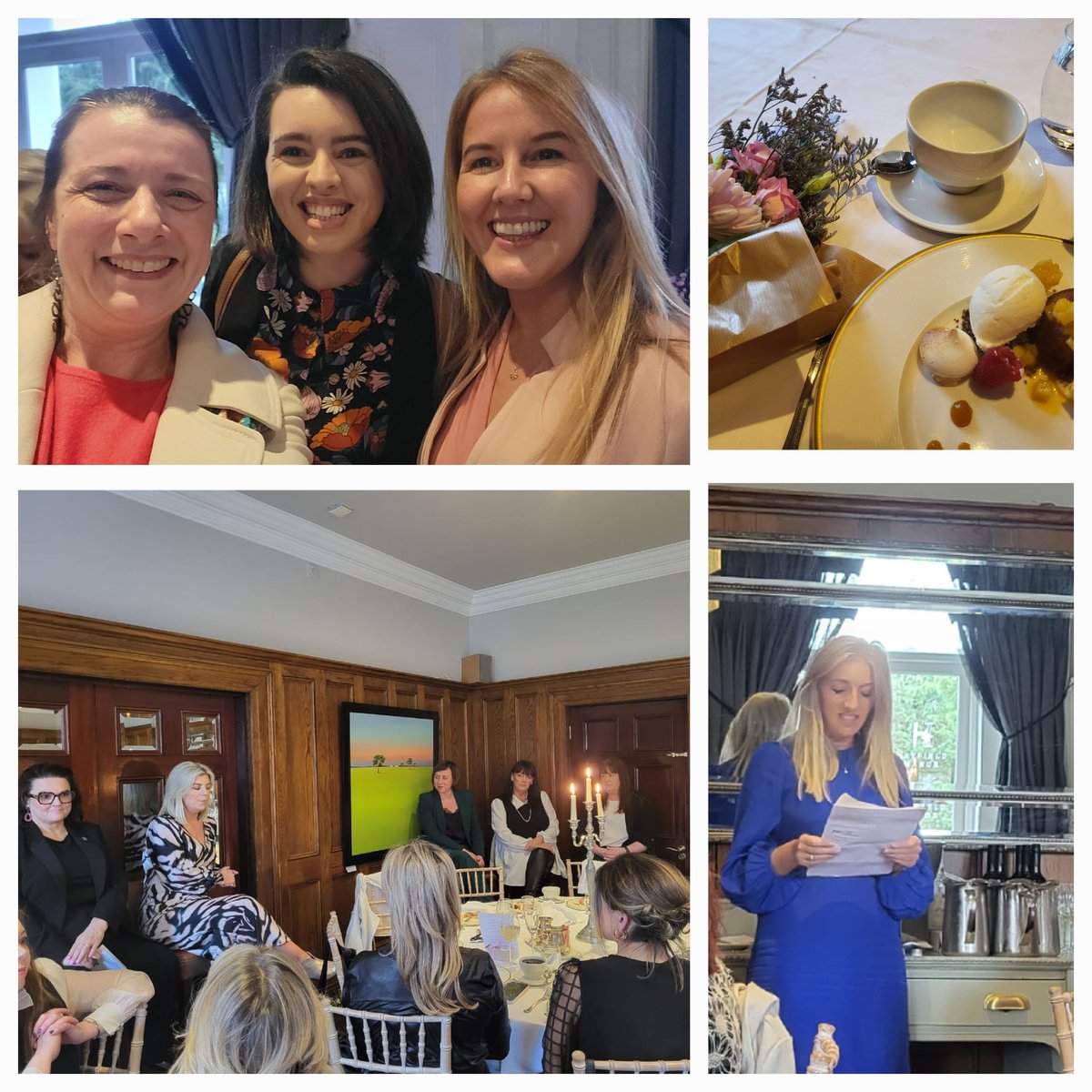 Thanks to Susan Walsh & the @PTSBIreland team for the opportunity to catch up with people I hadn't seen for a while at #IWD2024 lunch in @HayfieldManor. Everyone has a story, and the speakers who shared theirs today were really brave and inspirational.