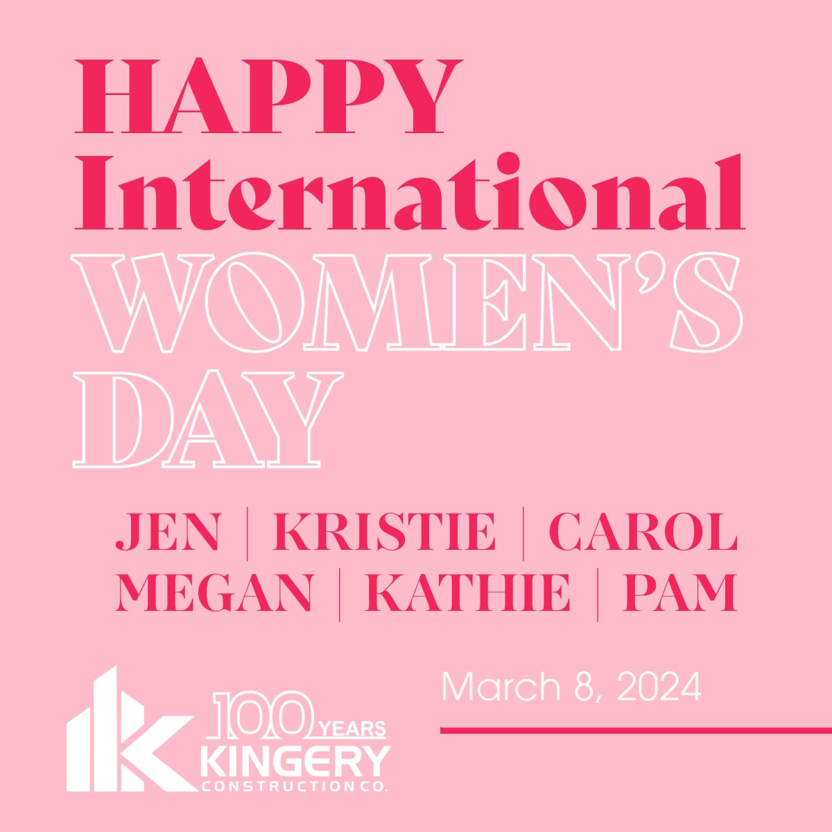KCCOBuilders's tweet photo. Kingery wants to take this opportunity to thank all women, including those in construction roles and especially our own! https://t.co/NcUEsK3fWg