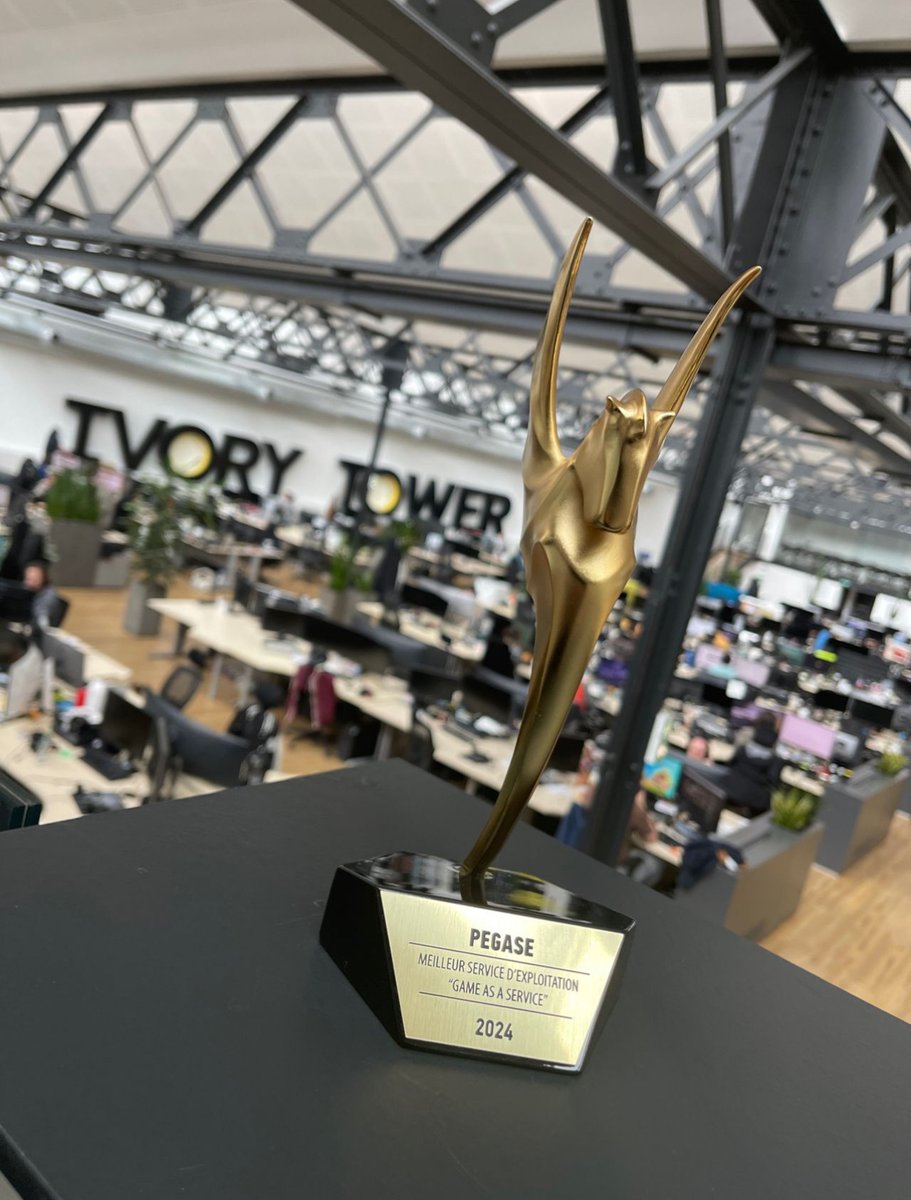 Last night #TheCrew won the 'Game As a Service Award' at the Pégase.Our teams' tireless efforts were recognized. I'm so proud of our studio and teams for consistently delivering fun content with perseverance, and creativity. Thanks to all contributors to The Crew's 15-year growth