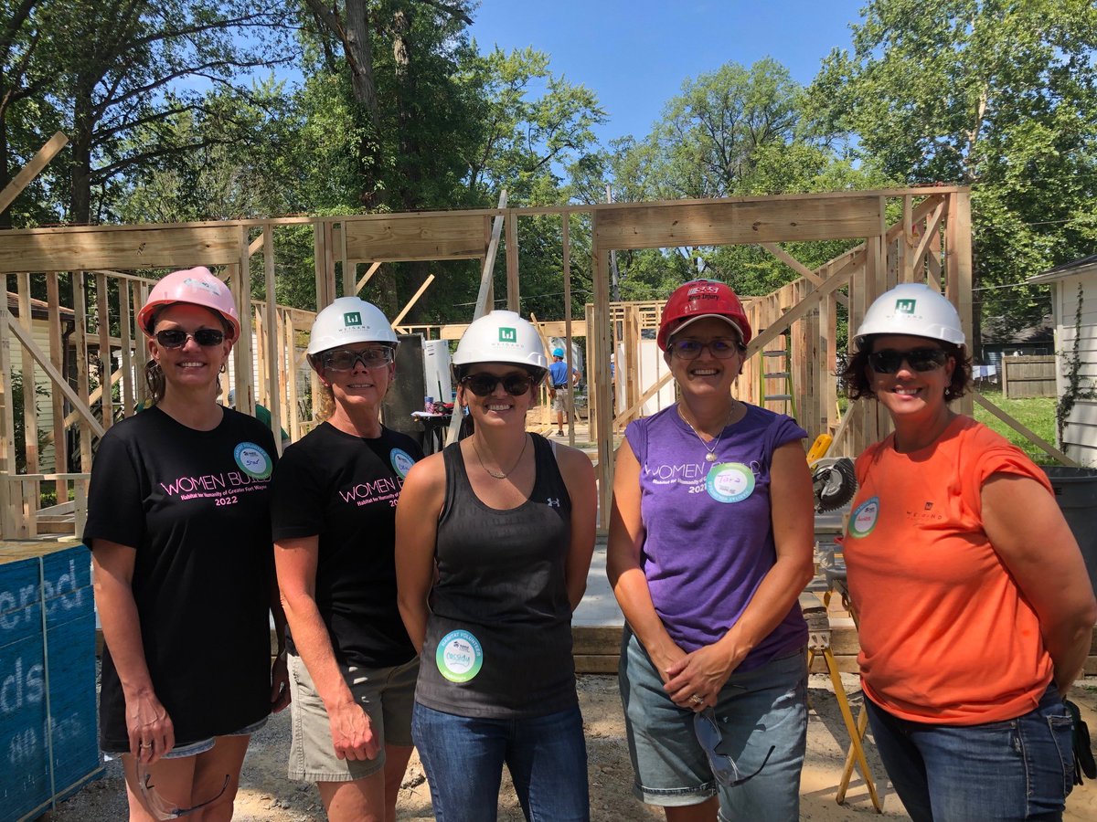 WeigandConstr's tweet photo. Women Build in years past.  📸

We're looking forward to another year of Women Build in 2024! 👏 🏡

Want to register a team? Tap the link below:
https://t.co/ugYNXQuD8b

#wicweek #wicweek24 #HabitatforHumanity #WomenBuild #ServiceProject https://t.co/UQ7aLo2EMb