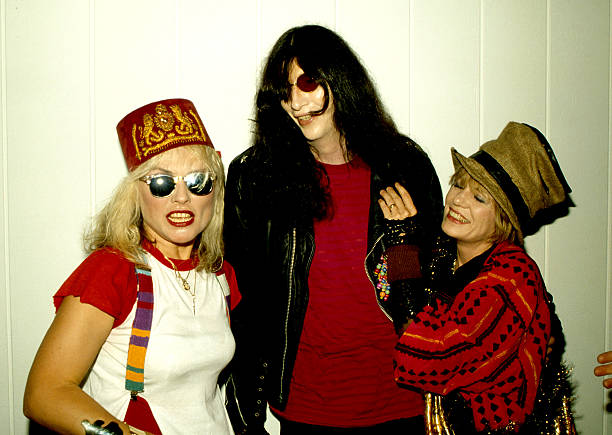 Debbie Harry of #Blondie, Joey Ramone of #Ramones and Tina Weymouth of #TalkingHeads and #TomTomClub by Jeffrey Mayer.