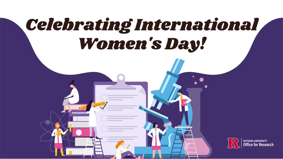 Today and every day, the Office for Research celebrates the extraordinary collaboration and contribution of women researchers at @RutgersU to better our nation and world.

#InternationalWomensDay #RutgersResearch